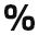 %